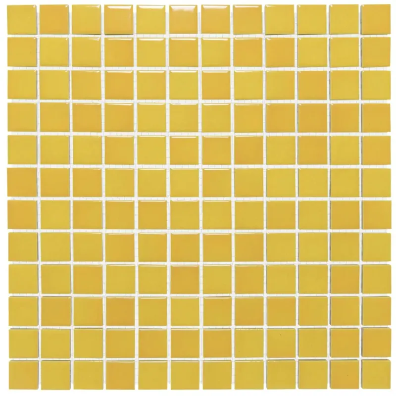 The Mosaic Factory Barcelona vierkante mozaïek tegels 30x30 flamed yellow Bestel Nu