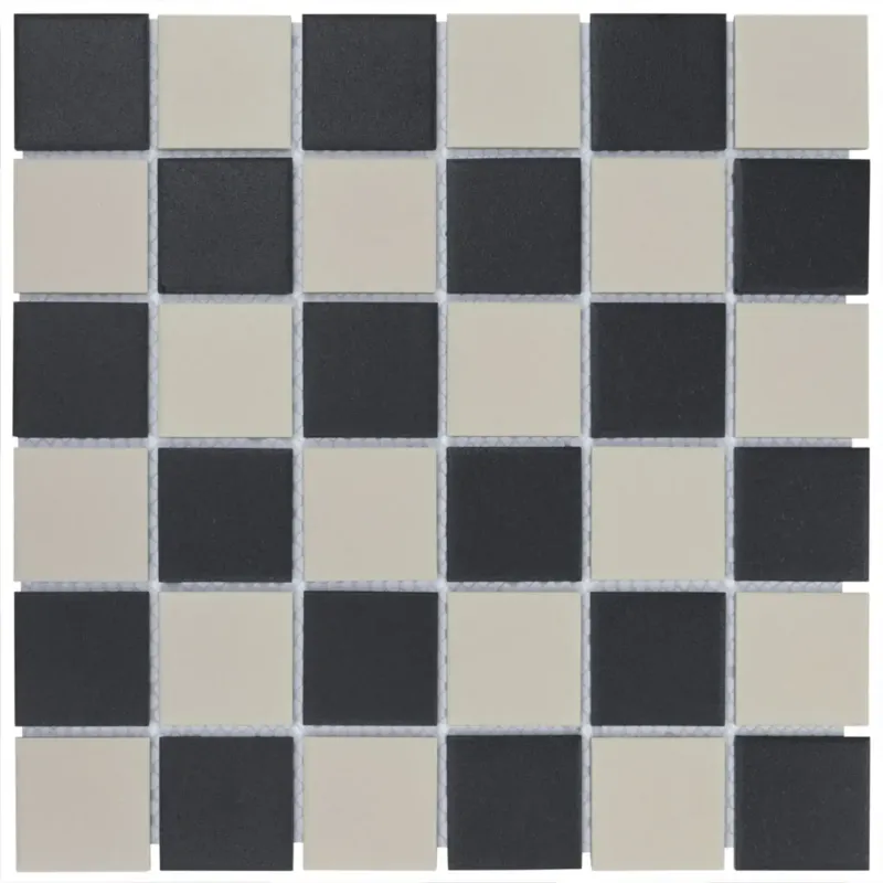 Bestel Nu The Mosaic Factory London vierkante mozaïek tegels 31x31 chessboard