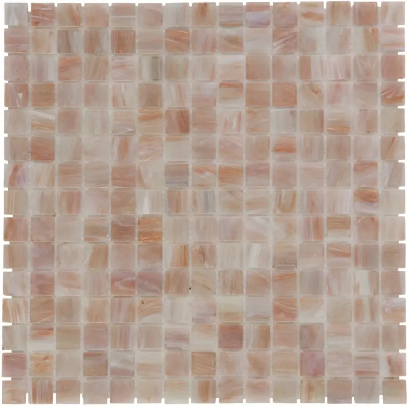 The Mosaic Factory Amsterdam vierkante glasmozaïek tegels 32x32 rose Seizoensaanbieding