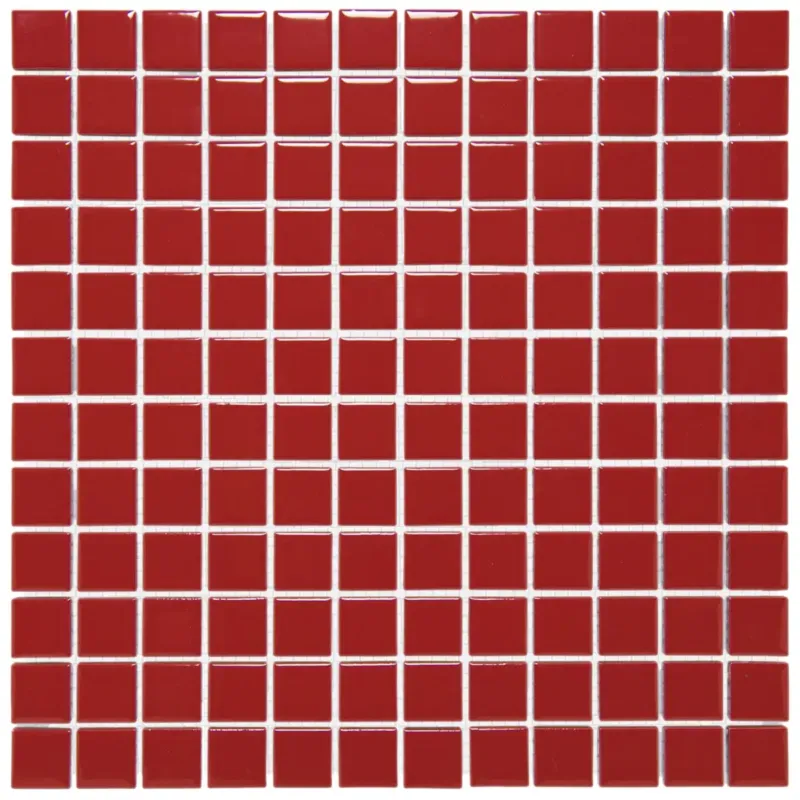 Koop Online The Mosaic Factory Barcelona vierkante mozaïek tegels 30x30 rood
