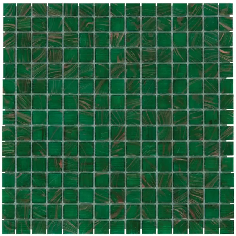Rechtstreeks Van De Fabrikant The Mosaic Factory Amsterdam vierkante glasmozaïek tegels 32x32 medium groen