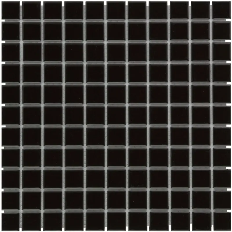 The Mosaic Factory Barcelona vierkante mozaïek tegels 30x30 zwart Express Levering