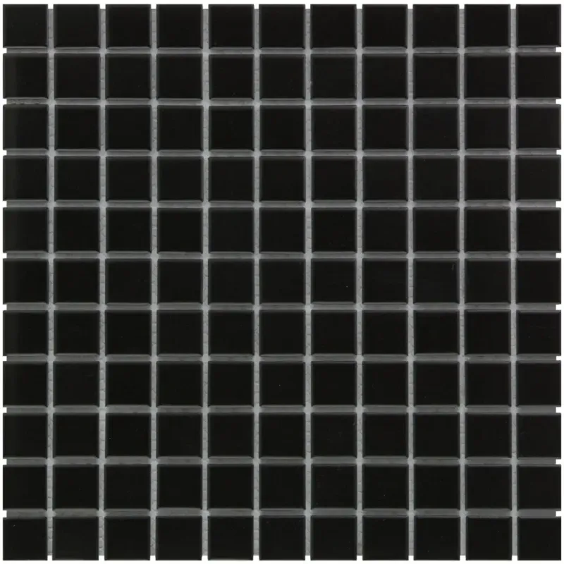 Fabrieksprijs The Mosaic Factory Barcelona vierkante mozaïek tegels 30x30 zwart mat