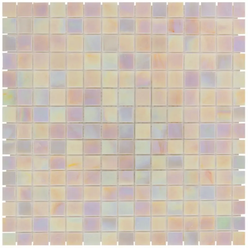 Gecertificeerd The Mosaic Factory Amsterdam vierkante glasmozaïek tegels 32x32 lichtroze