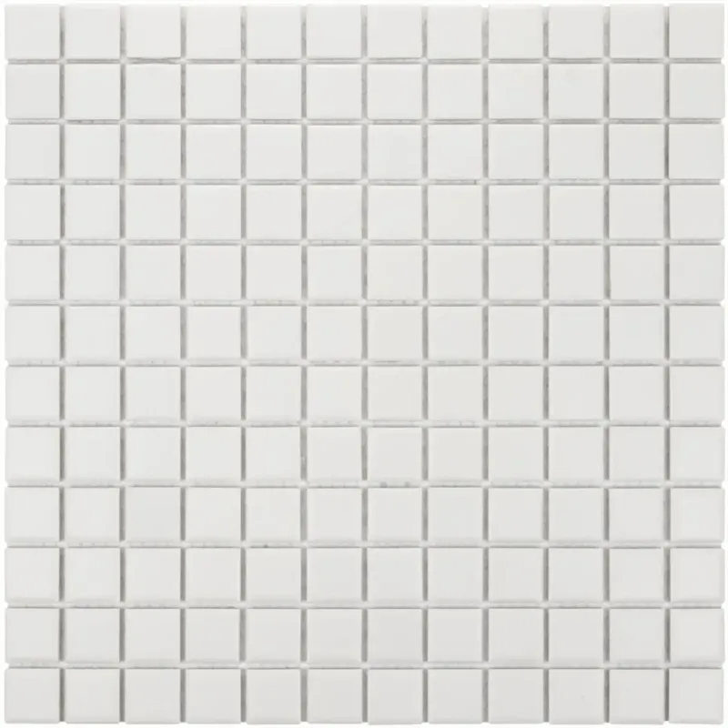 Hete Deal The Mosaic Factory London vierkante mozaïek tegels 30x30 super wit