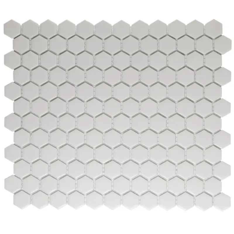 The Mosaic Factory London kleine hexagon mozaïek tegels 26x30 super wit Nu Kopen