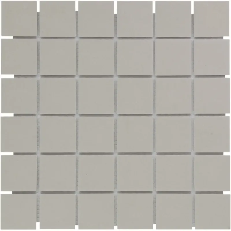 The Mosaic Factory London vierkante mozaïek tegels 5x5cm grijs Betrouwbaar