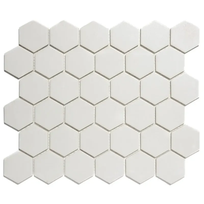 The Mosaic Factory London hexagon mozaïek tegels 28x33 super wit Gratis Retour