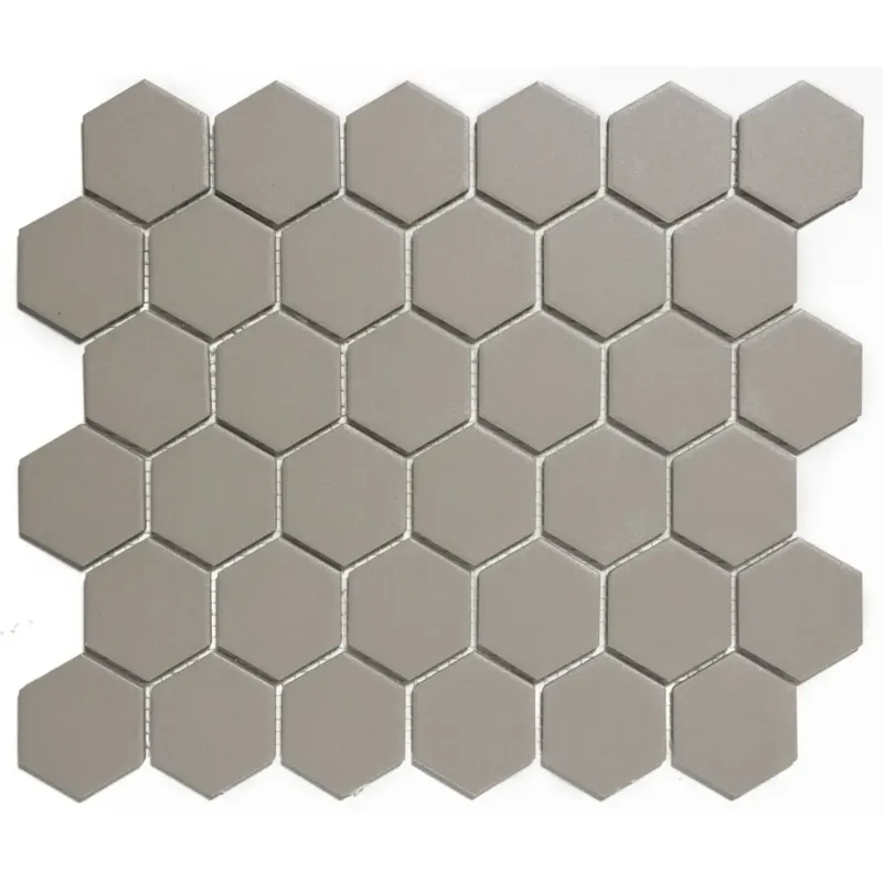 The Mosaic Factory London hexagon mozaïek tegels 28x33 grijs Favoriet