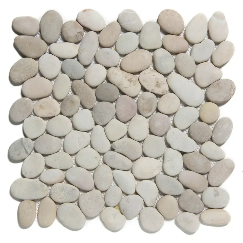 The Mosaic Factory Natural Stone riviersteen mozaïek tegels 31x30 tan Weekendaanbieding