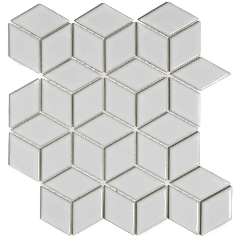 The Mosaic Factory Paris mozaïek tegels 27x31 kubus wit Veilige Betaling