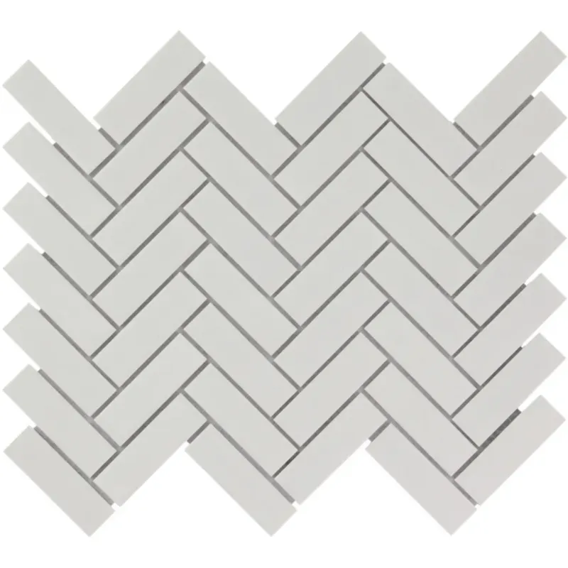 The Mosaic Factory Paris visgraat mozaïek tegels 25x32 wit mat Lage Prijs