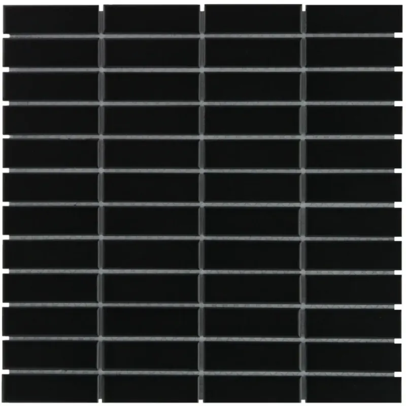Weekendaanbieding The Mosaic Factory Paris mozaïek tegels 30x30 rechthoek zwart mat