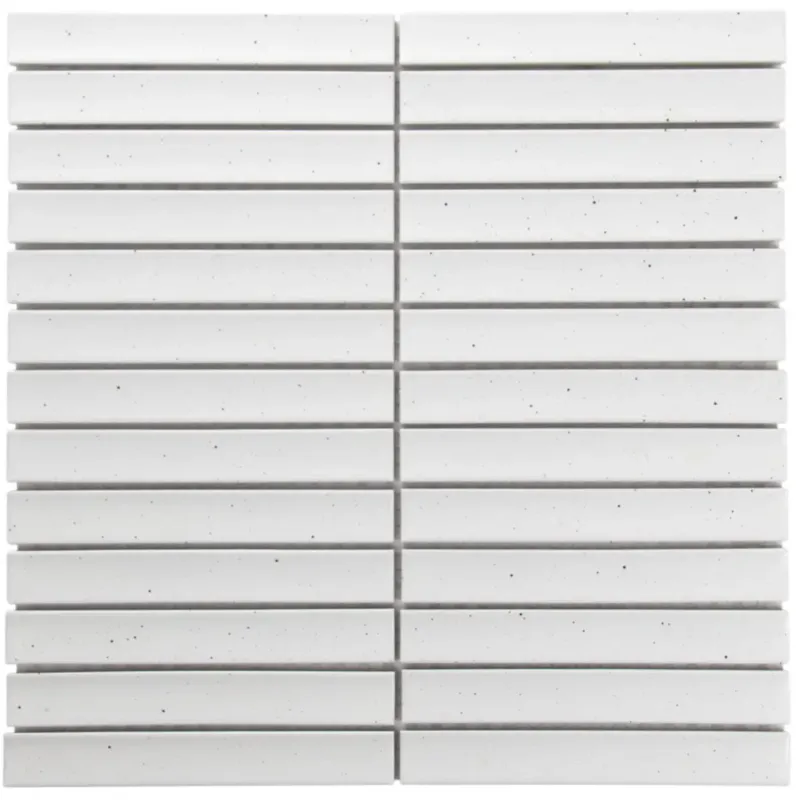 The Mosaic Factory Sevilla smalle vinger 2cm mozaïek tegels 30x30 stracciatella Premium