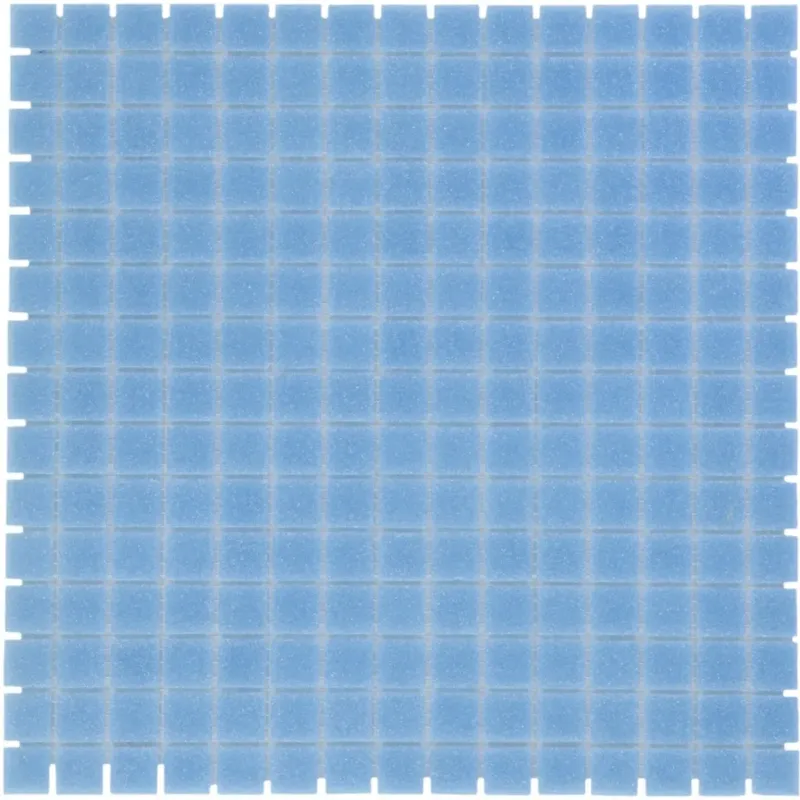 Koopje The Mosaic Factory Amsterdam vierkante glasmozaïek tegels 32x32 blauw