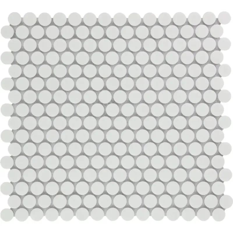Must-Have The Mosaic Factory Venice ronde mozaïek tegels 32x29 wit mat