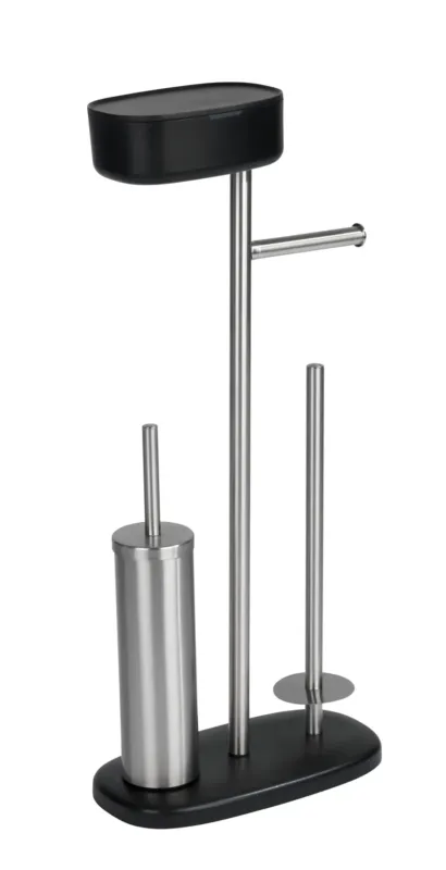 Superprijs Wenko Rivazza wc-boy met box RVS zwart