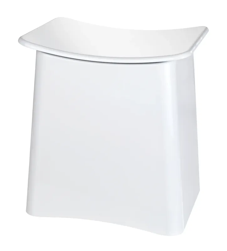 Wenko Wing badzitje/wasmand 33 liter wit Nieuw