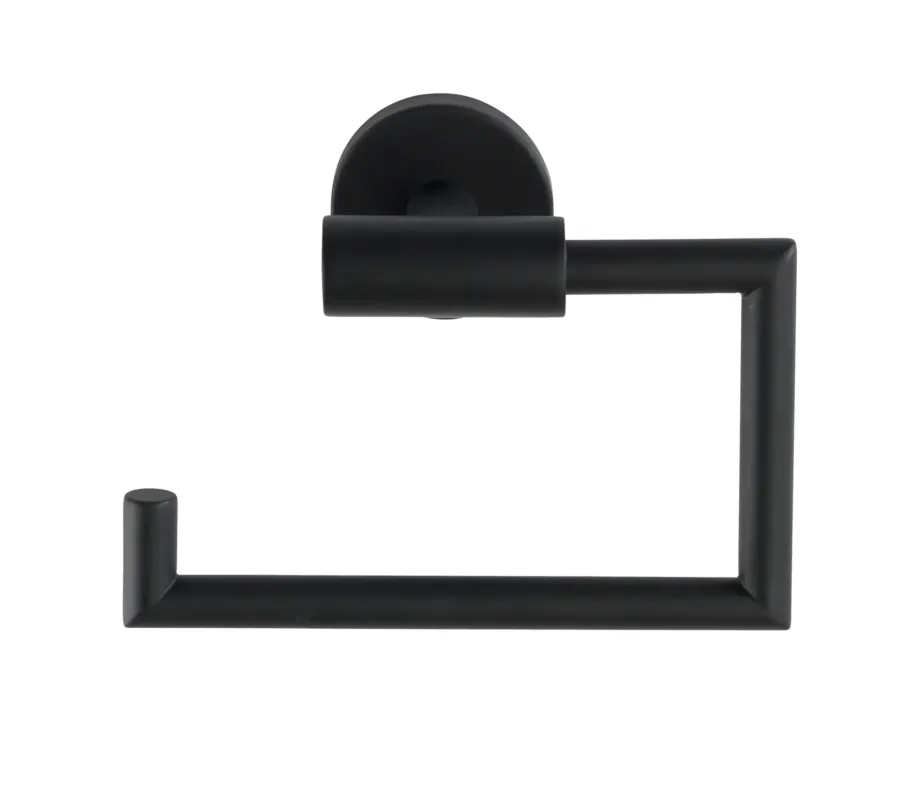 Wenko Bosio toiletrolhouder zonder deksel RVS zwart mat Express Levering