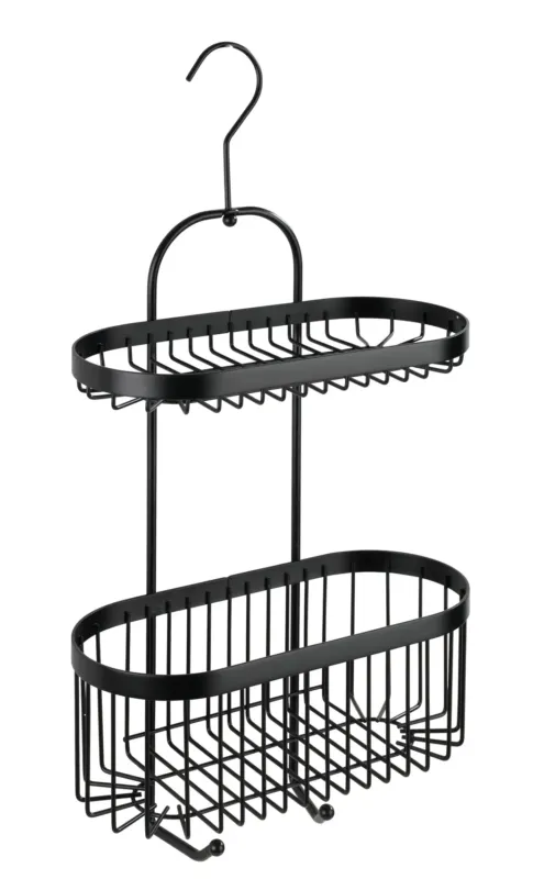 Wenko Classic Plus douche caddy 2-laags zwart Gereduceerde Prijs