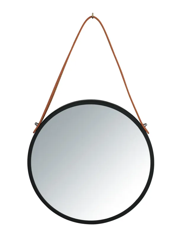 Flitsaanbieding Wenko Borrone opmaakspiegel wand ø30cm zwart