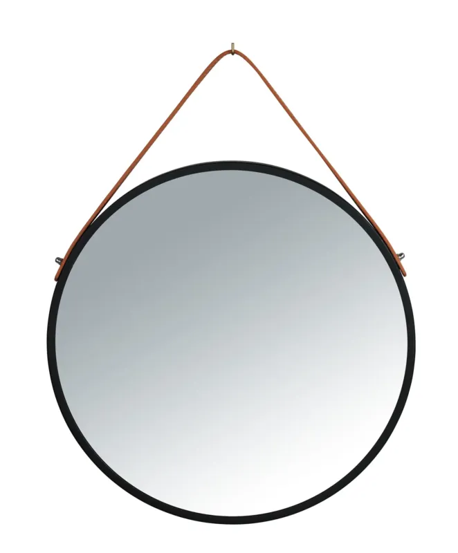 Wenko Borrone opmaakspiegel wand ø40cm zwart Lage Kosten