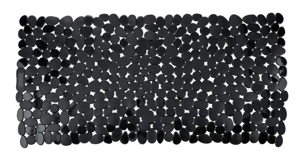 Wenko Paradise anti-slip badmat 71x36cm zwart mat Direct Beschikbaar