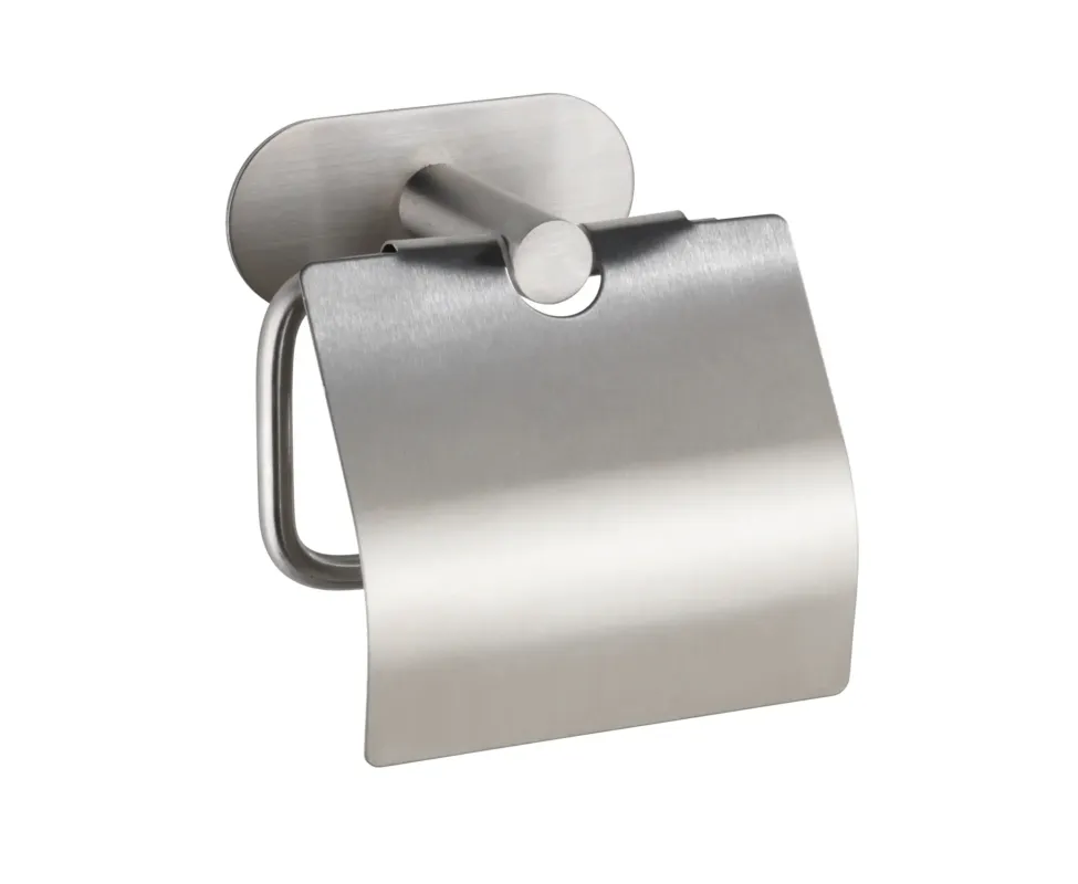 Wenko Orea turbo-loc toiletrolhouder met deksel RVS mat Goedkoop