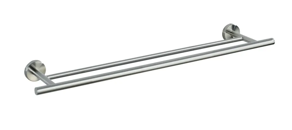 Wenko Bosio handdoekstang duo RVS mat Fabrieksprijs