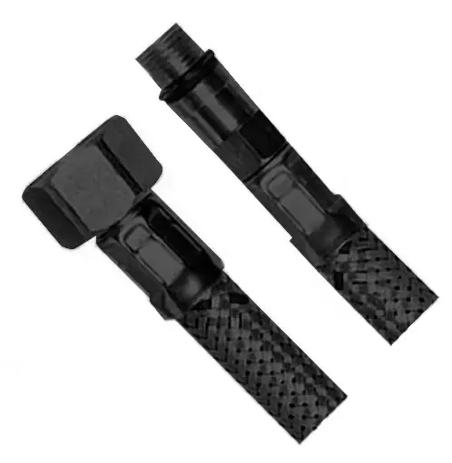 Aqualine flexibele aansluitslang RVS 60cm 3/8" zwart Koop Online