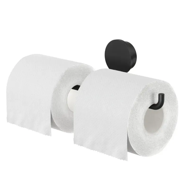 Dagaanbieding Geesa Opal toiletrolhouder dubbel zwart