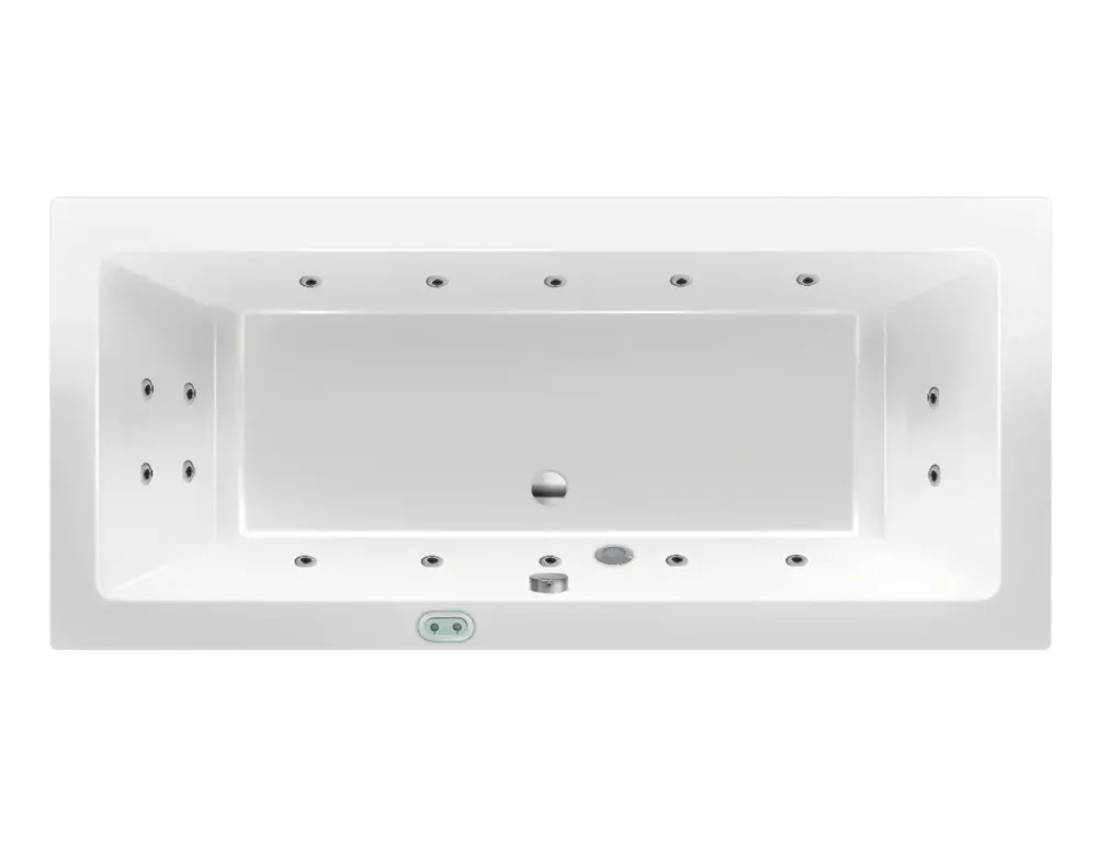 Lambini Designs Cube Bubbelbad Silent 190x90cm 10+4+2 hydro + kleurenlamp Hete Deal