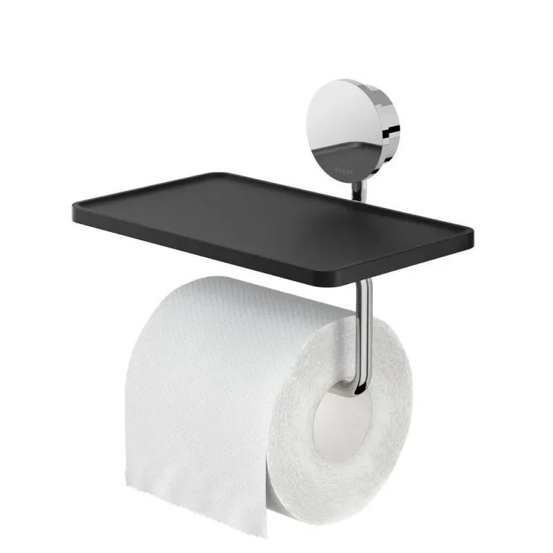 Weekendaanbieding Geesa Opal toiletrolhouder met planchet chroom