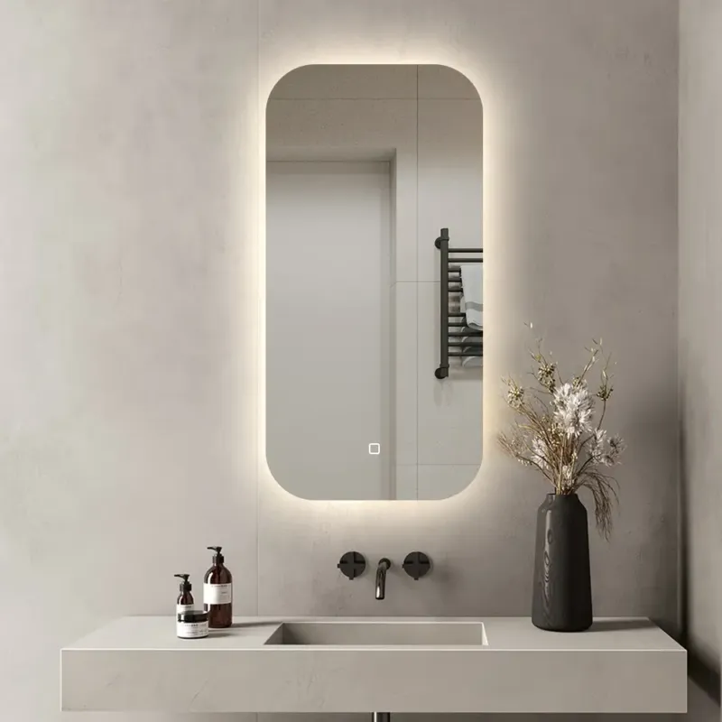 Voordeelprijs Saniclear Denver spiegel met LED verlichting 50x100cm incl. spiegelverwarming