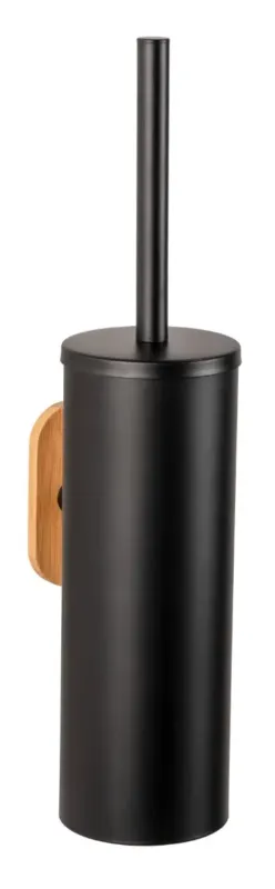 Bestseller Wenko Orea Turbo-Loc Bamboo toiletborstelhouder zwart mat