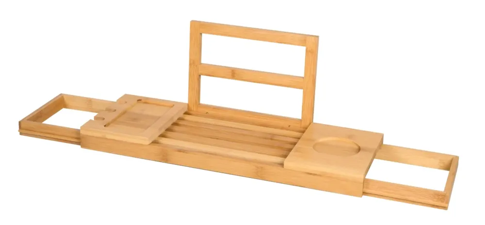 Meest Verkocht Best Design Tray verstelbare badbrug 50-90cm bamboe