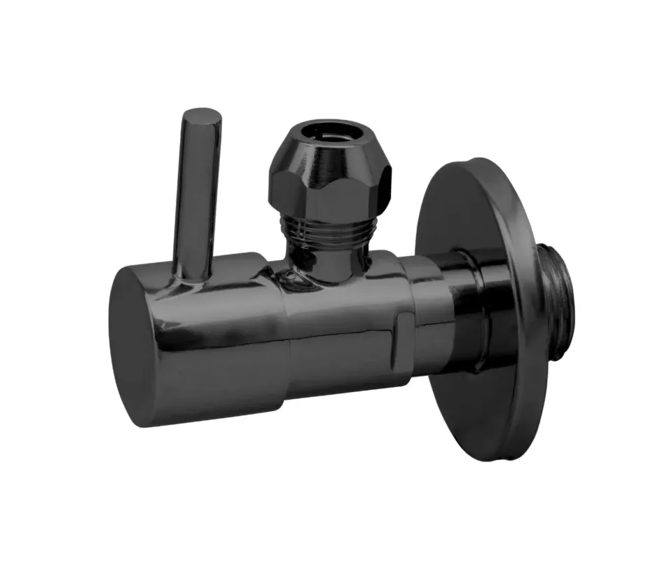 Best Design Solara hoekstopkraan 1/2" x 10mm verouderd ijzer - gunmetal Snelle Levering