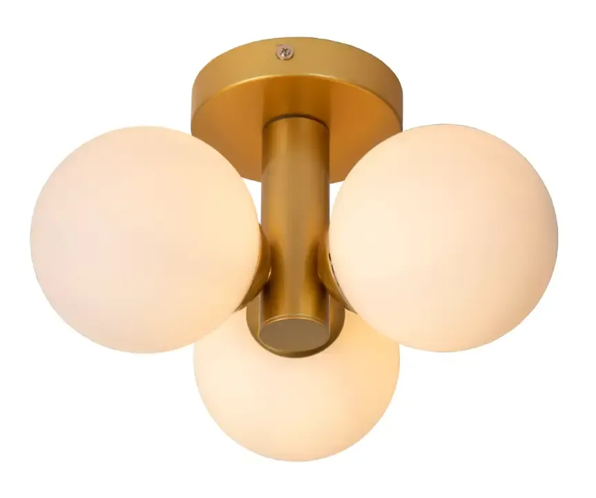Lucide Trudy plafondlamp 3x40W goud mat Merkproduct