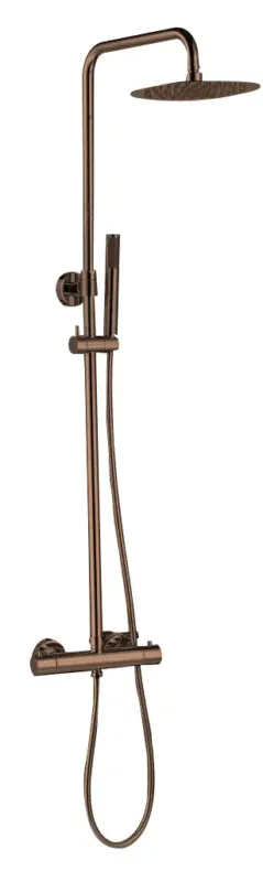 Best Design Dijon thermostatische opbouw regendouche 30cm sunny bronze - brons Express Levering