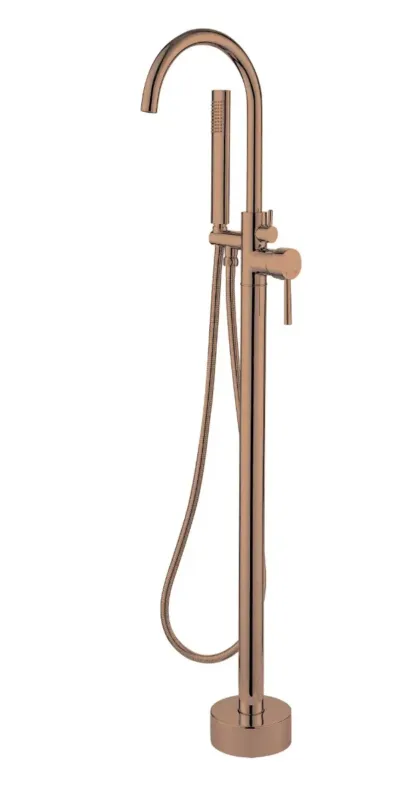 Shop Nu Best Design Dijon vrijstaande badkraan 120cm sunny bronze - brons
