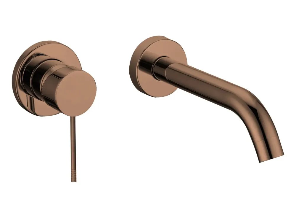 Weekendaanbieding Best Design Dijon inbouw wastafelkraan 20cm sunny bronze - brons