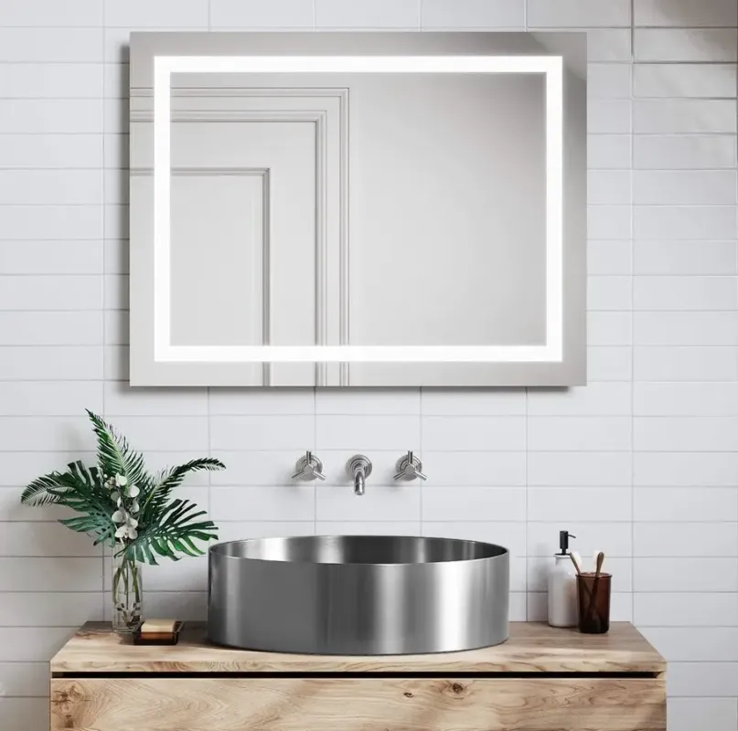 Goedkoop Sapho Aurum waskom rond 38cm RVS geborsteld