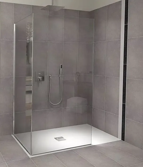 Nieuw Polysan Flexia rechthoekige douchebak 130x80cm wit mat