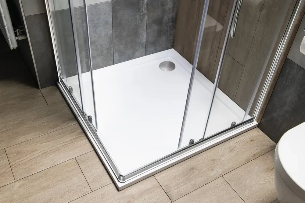 Aqualine Tecmi vierkante douchebak 80x80cm wit Uitverkoop
