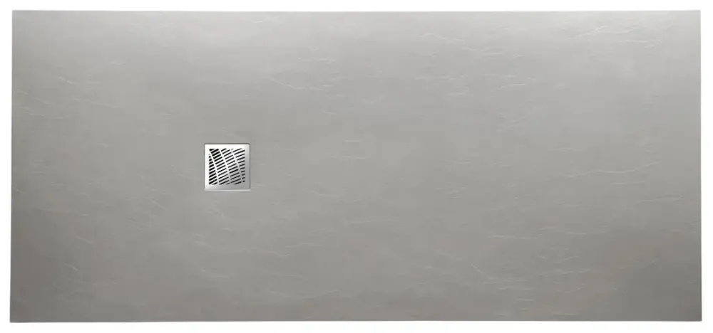 Merkproduct Gelco Mitia rechthoekige douchebak stone-look 120x90cm grijs