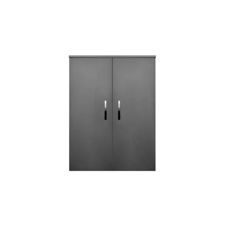 Nu Kopen Kolomkast Sanicare Q1/Q4/Q12 2-Deurs Soft-Closing Chromen Greep 90x67x32 cm Truffel