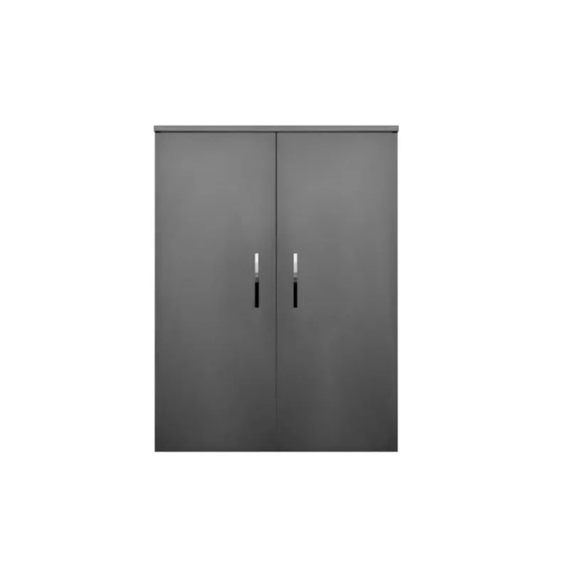 Op = Op Kolomkast Sanicare Q6/Q14 2-Deurs Soft-Closing Chromen Greep 90x67x32 cm Hoogglans Wit