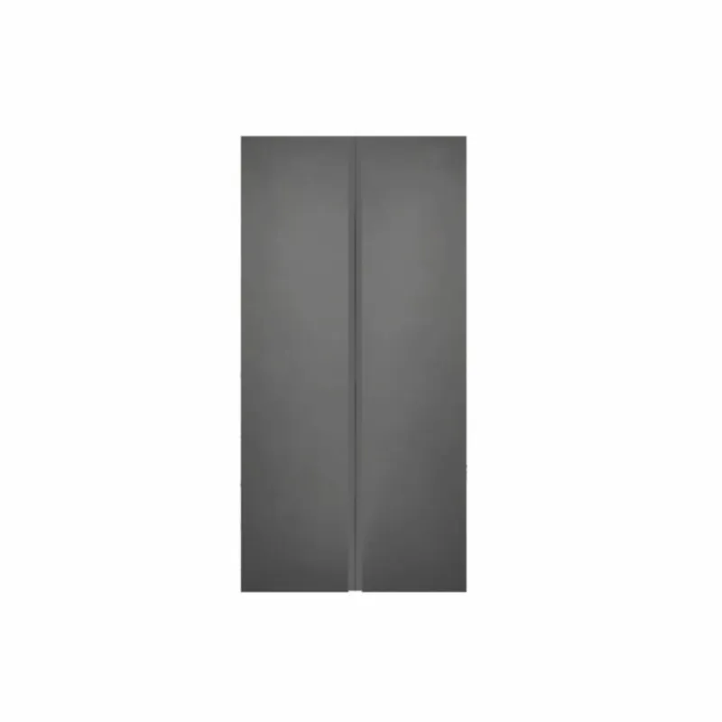 Kolomkast Sanicare Q7 2-Deurs Soft-Closing Greeploos 160x67x32 cm Antraciet Merkproduct