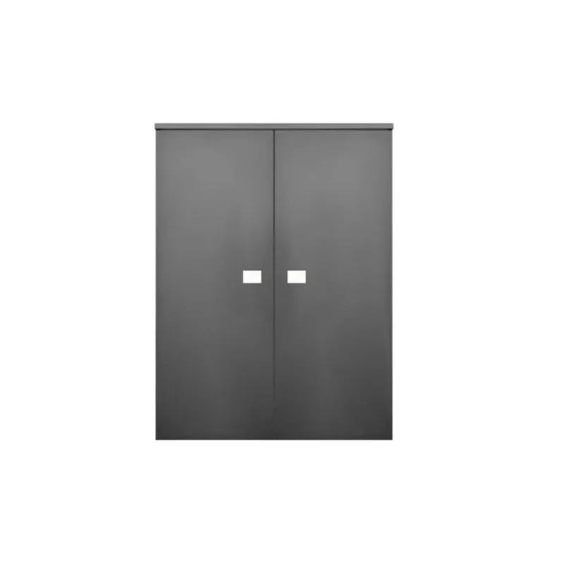Hoge Kwaliteit Kolomkast Sanicare Q5 2 Soft-Close Deuren 90 cm Grey-Wood