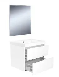 Wiesbaden Vision meubelset (incl. spiegel) 60 cm wit Seizoensaanbieding